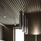 Suspension Lagos 1 lumière métal chromé GU10 en ambiance