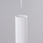 Suspension Lagos 2 en grappe métal blanc GU10, gros plan