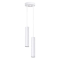 Suspension Lagos 2 en grappe métal blanc GU10
