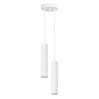 Suspension Lagos 2 en grappe métal blanc GU10