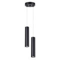 Suspension Lagos 2 en grappe métal noir GU10
