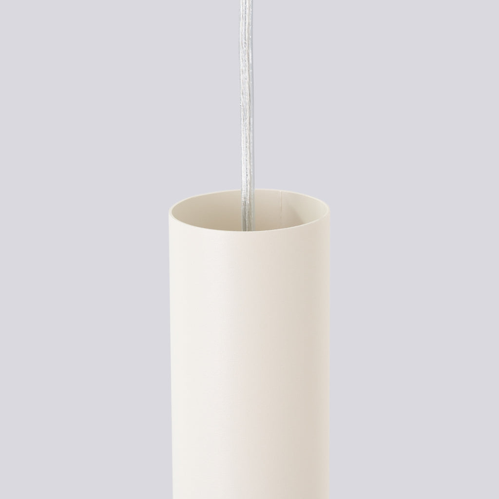 Suspension Lagos 3 en grappe métal beige GU10, détail