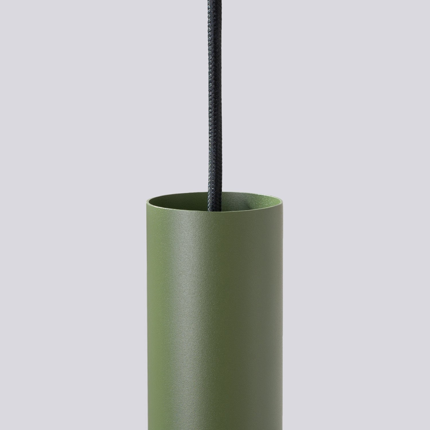 Suspension Lagos 3 en grappe métal vert olive GU10, détail