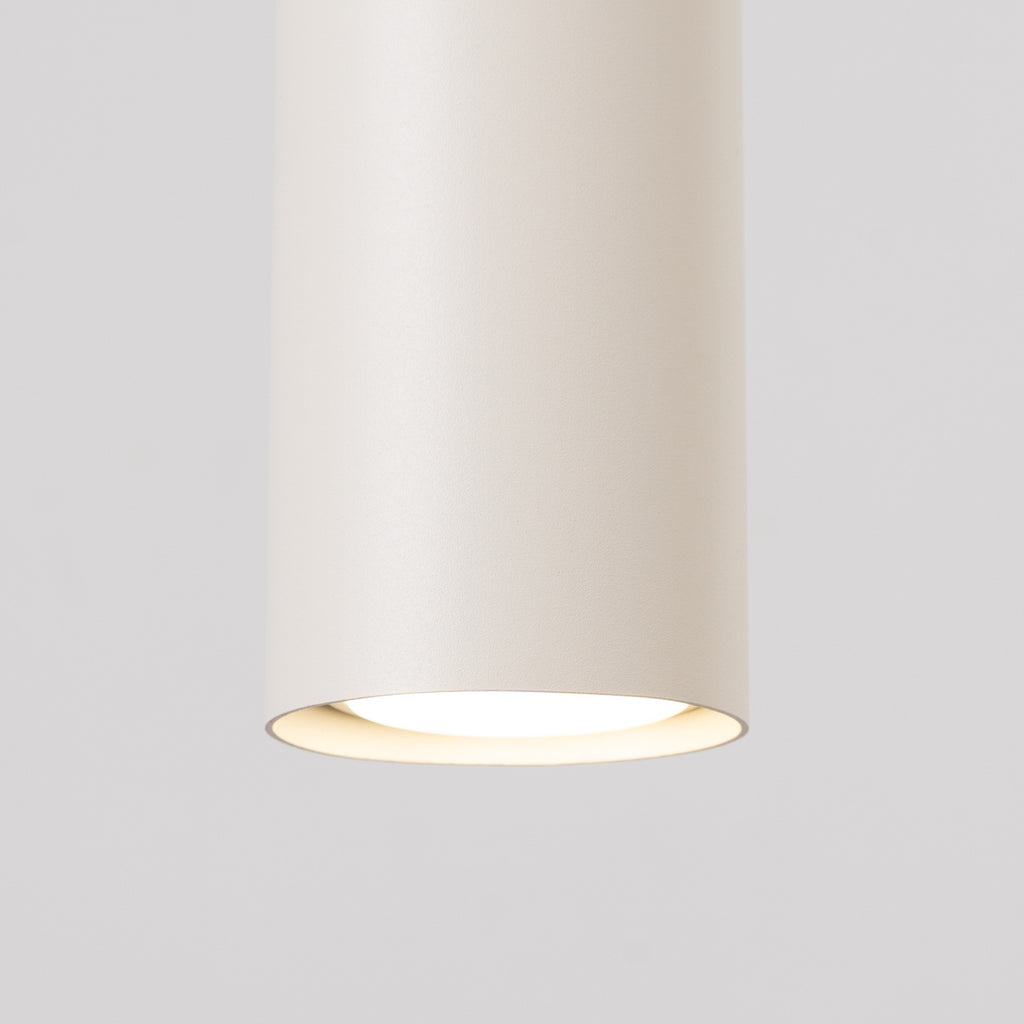 Suspension Lagos 3 lumières métal beige GU10, détail