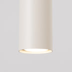 Suspension Lagos 3 lumières métal beige GU10, détail