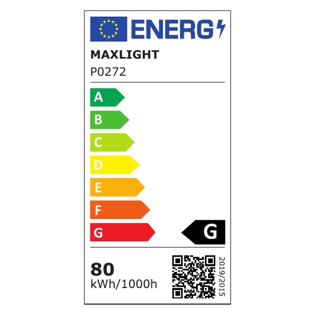 Étiquette énergie de la suspension Geometric classe G