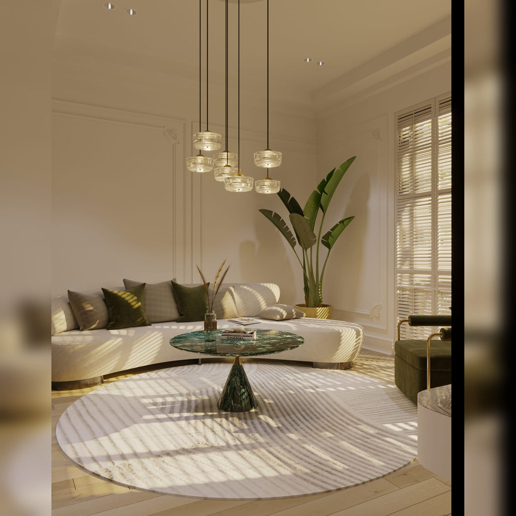Suspension Lipari VII blanche