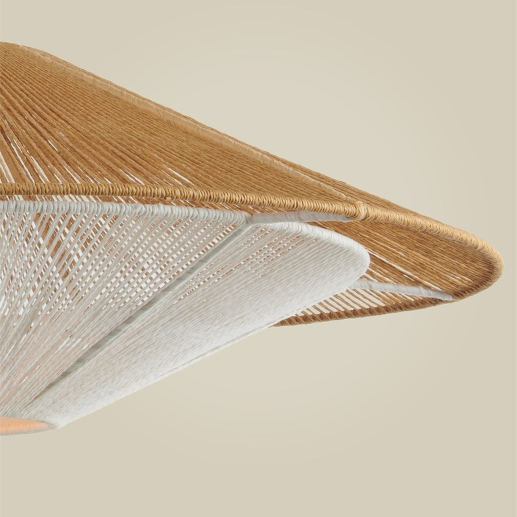 Suspension Lumbini corde de papier naturel 60 cm E27, vue 4
