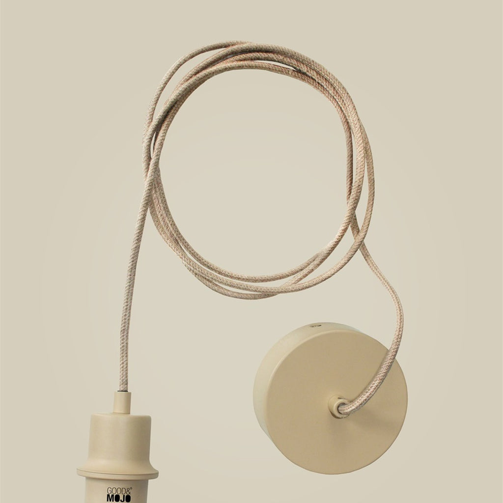Suspension Lumbini corde de papier naturel 60 cm E27, vue 5
