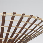 Suspension Machu Picchu bambou naturel et brun 57 cm E27, vue 8