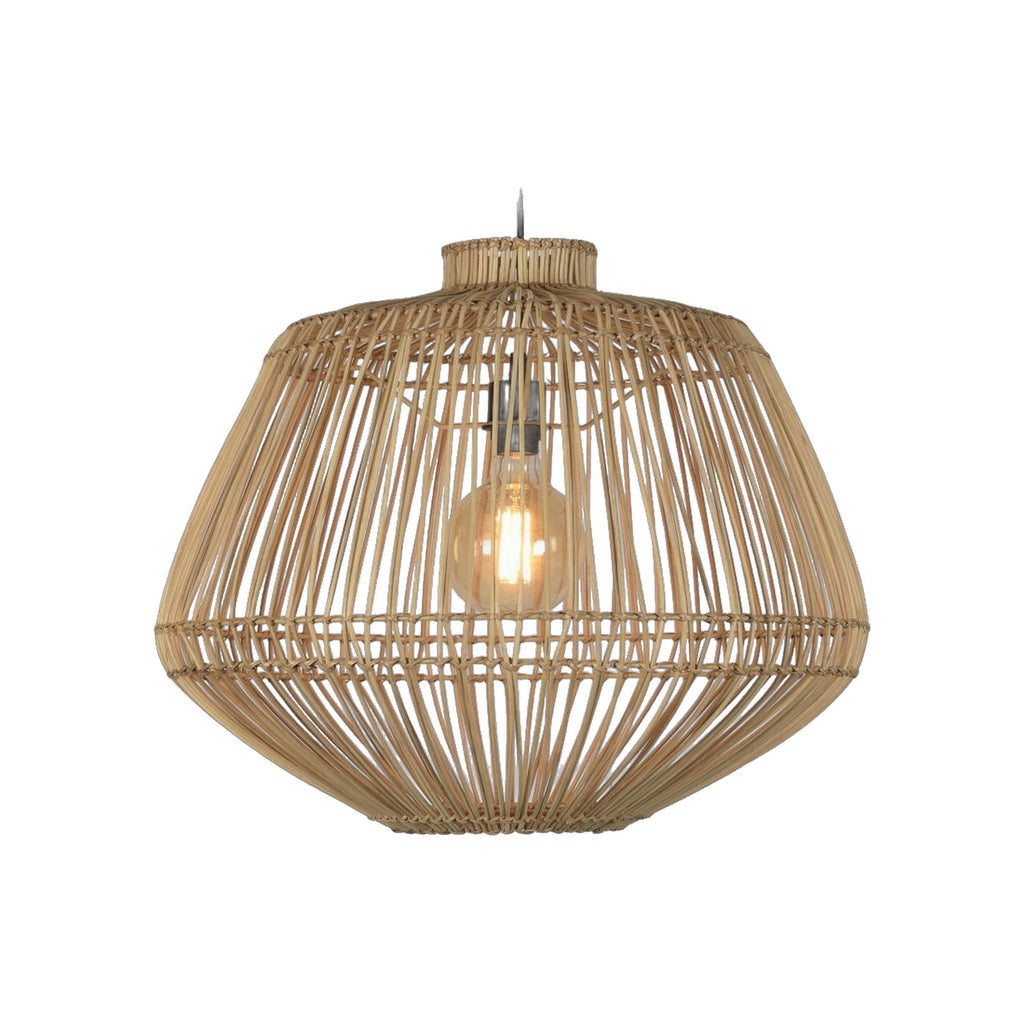 Suspension Madagascar rotin naturel 60 cm E27
