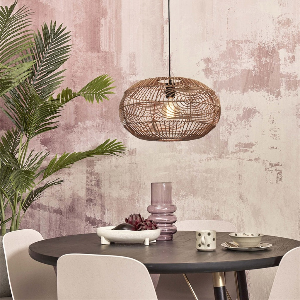 Suspension Madeira rotin naturel 48 cm E27, vue 3