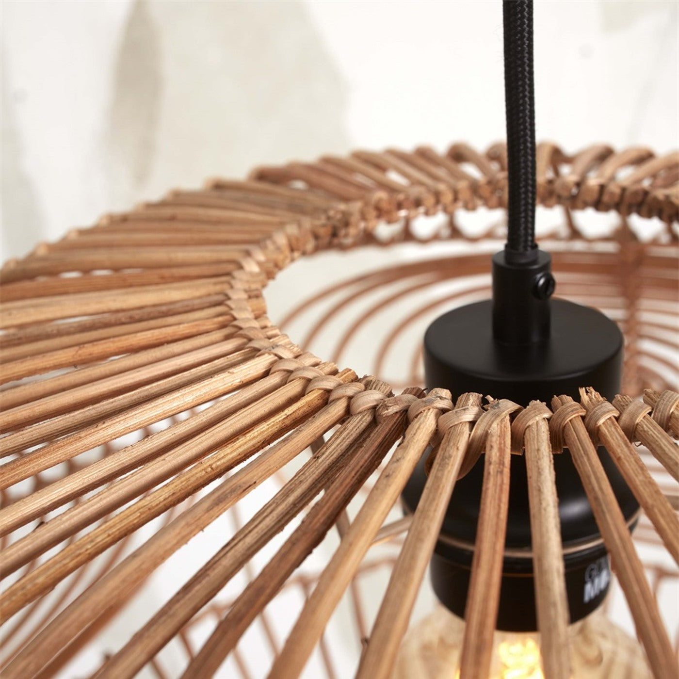 Suspension Madeira rotin naturel 48 cm E27, vue 5