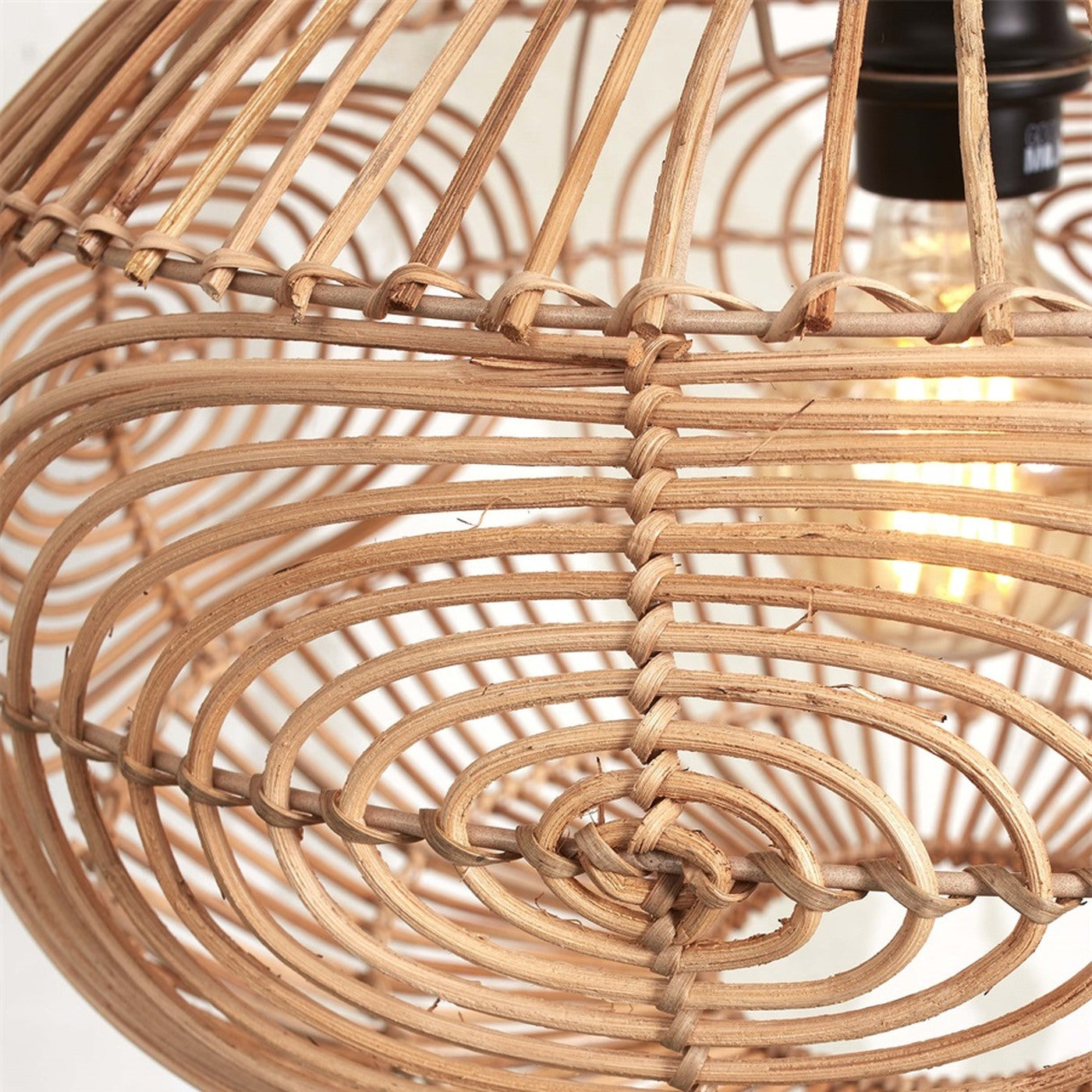 Suspension Madeira rotin naturel 48 cm E27, vue 7