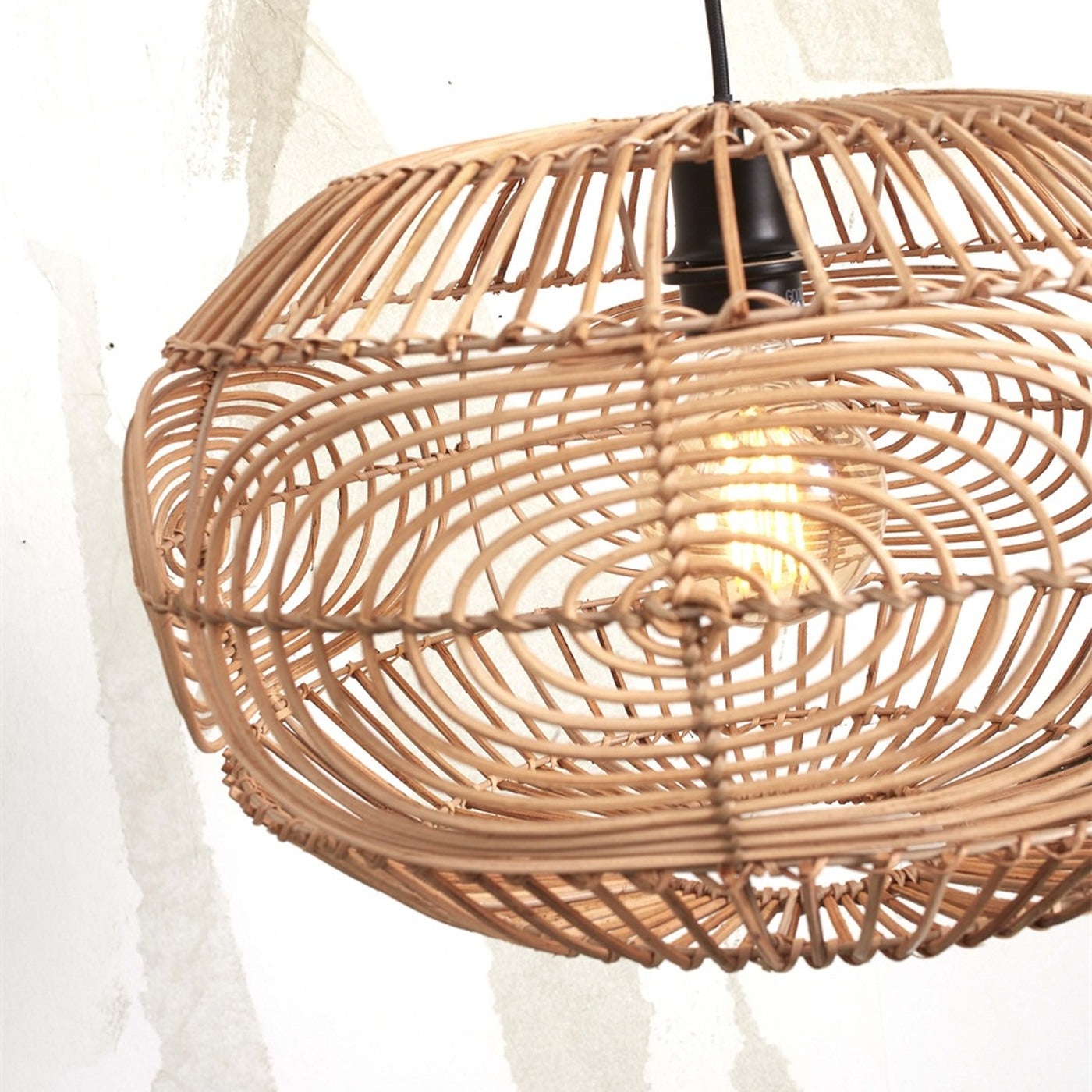 Suspension Madeira rotin naturel 48 cm E27, vue 8