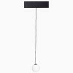 Suspension Magnetic globe opale noire Dali, vue 2