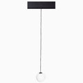 Suspension Magnetic globe opale noire