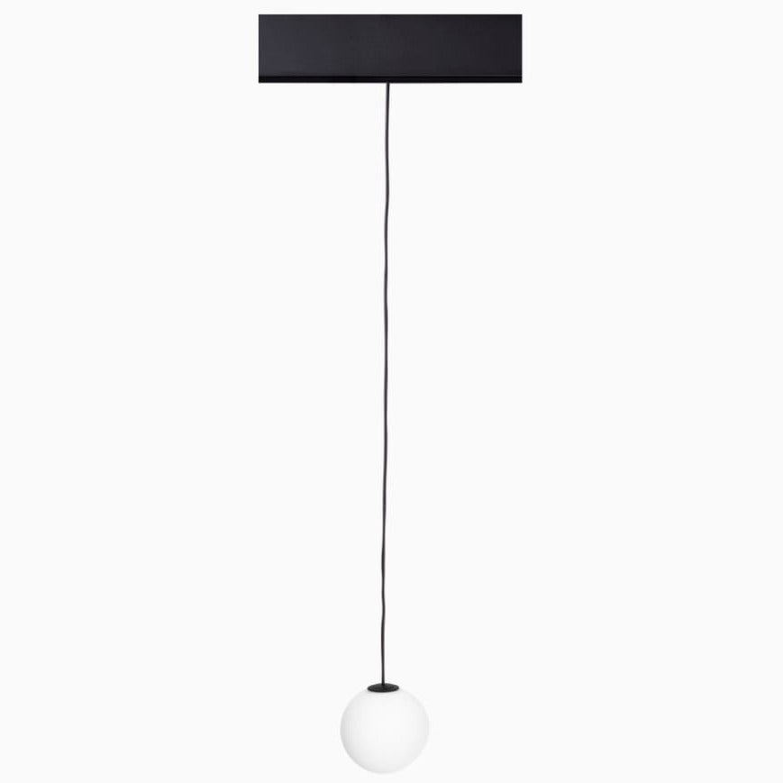 Suspension Magnetic globe opale noire