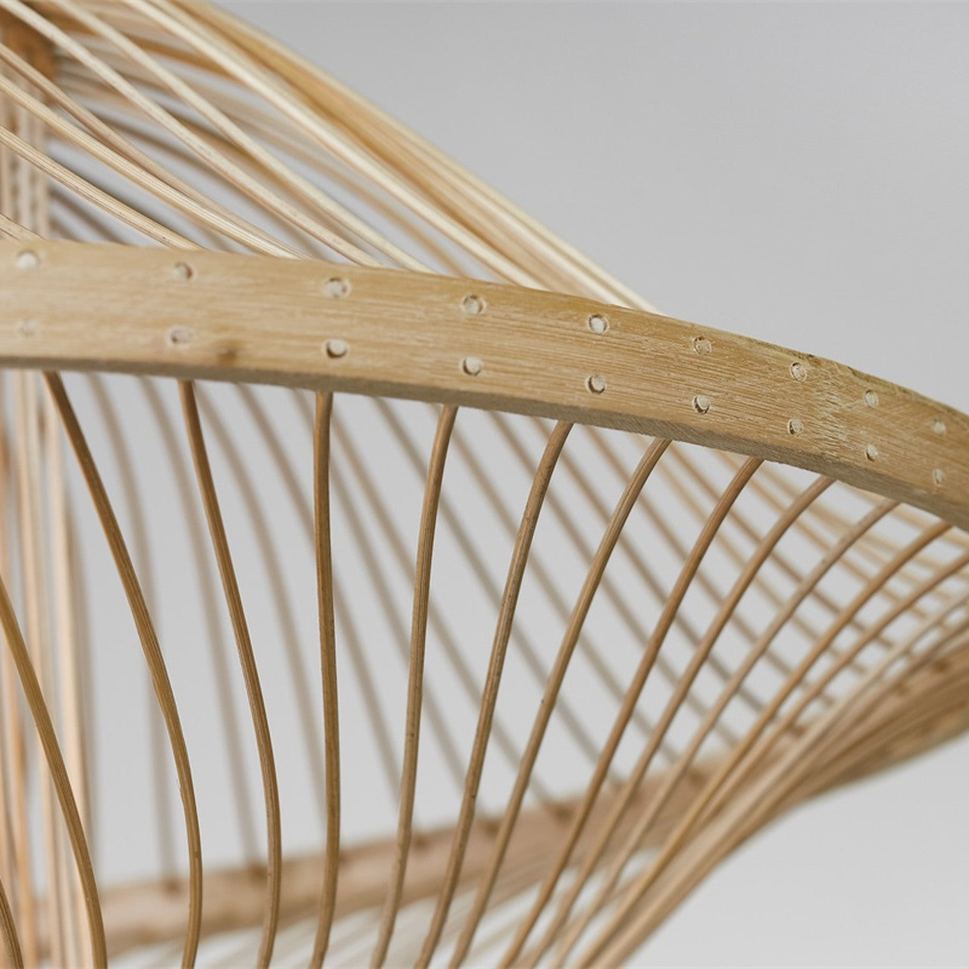 Suspension Maui bambou naturel 50 cm E27, vue 6