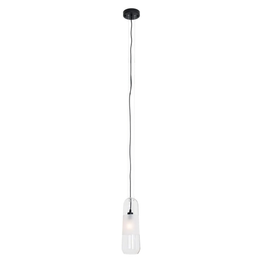 Suspension Mauri verre transparent E14