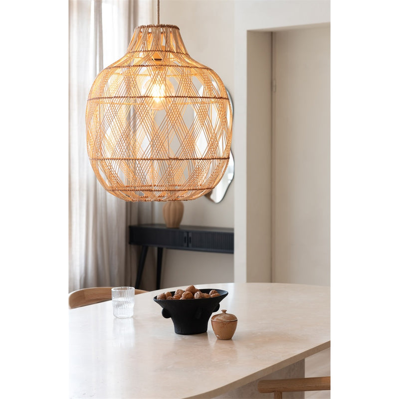 Dimensions Lámpara colgante Mendoza de bambú natural 40 cm E27