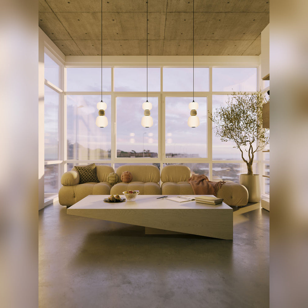 Suspension Modern 13 W grise, vue 2