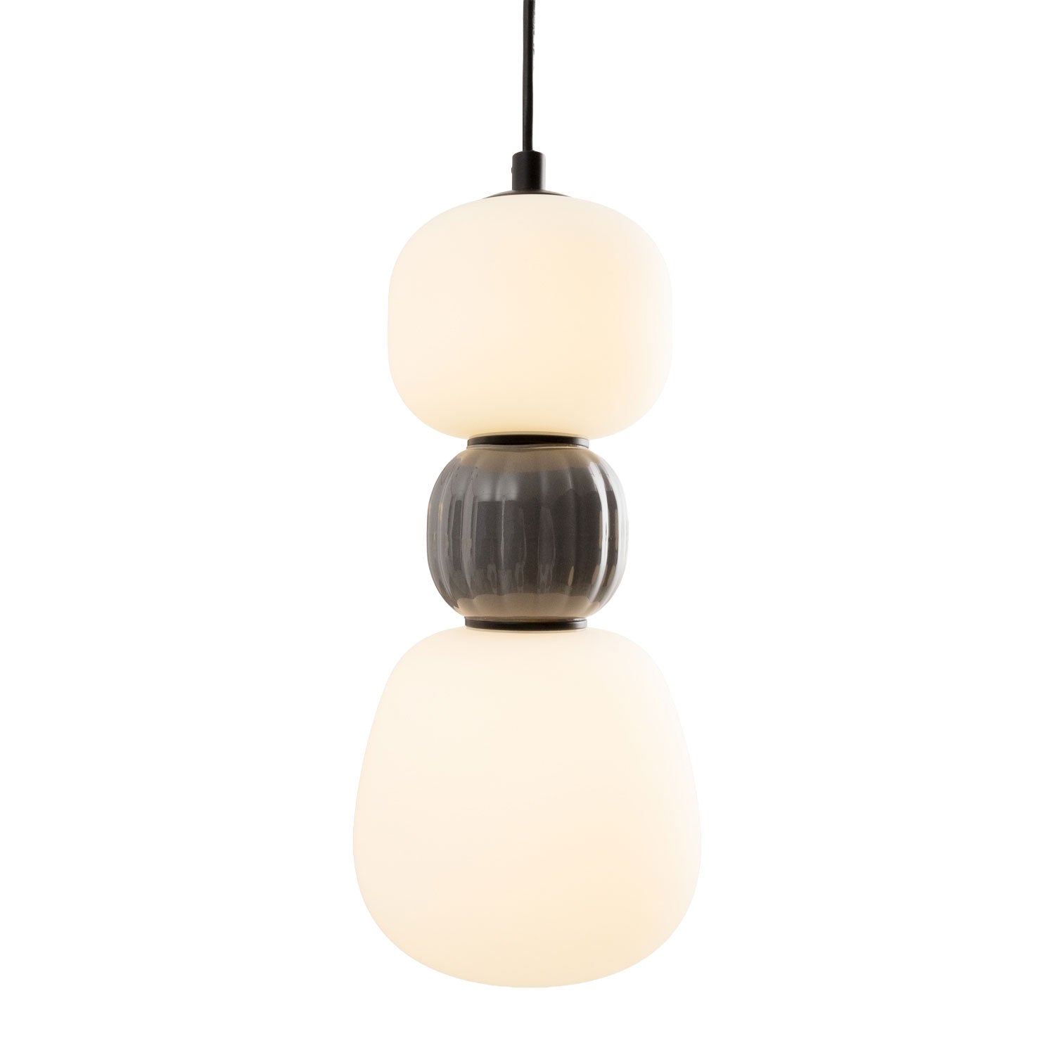 Suspension Modern 13 W grise, vue 3