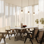 Suspension Modern 5 W beige, vue 2