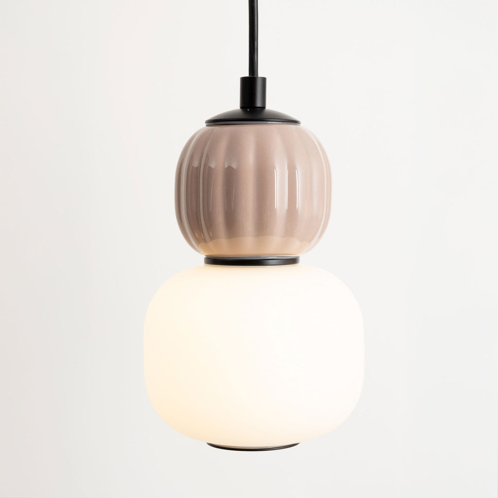 Suspension Modern 5 W beige, vue 3