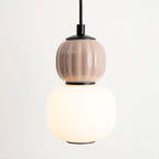 Suspension Modern 5 W beige, vue 3