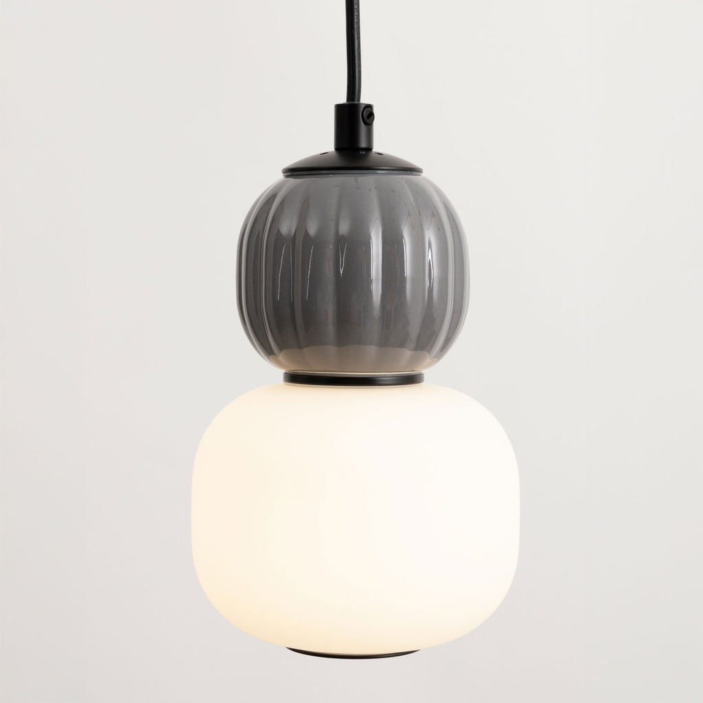 Suspension Modern 5 W grise, vue 3