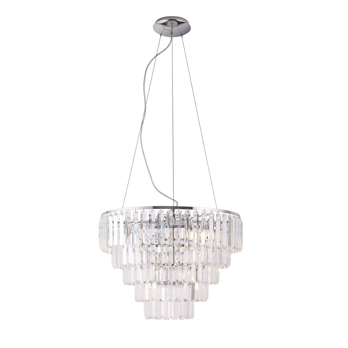 Suspension Monaco 60 cm chromée G9