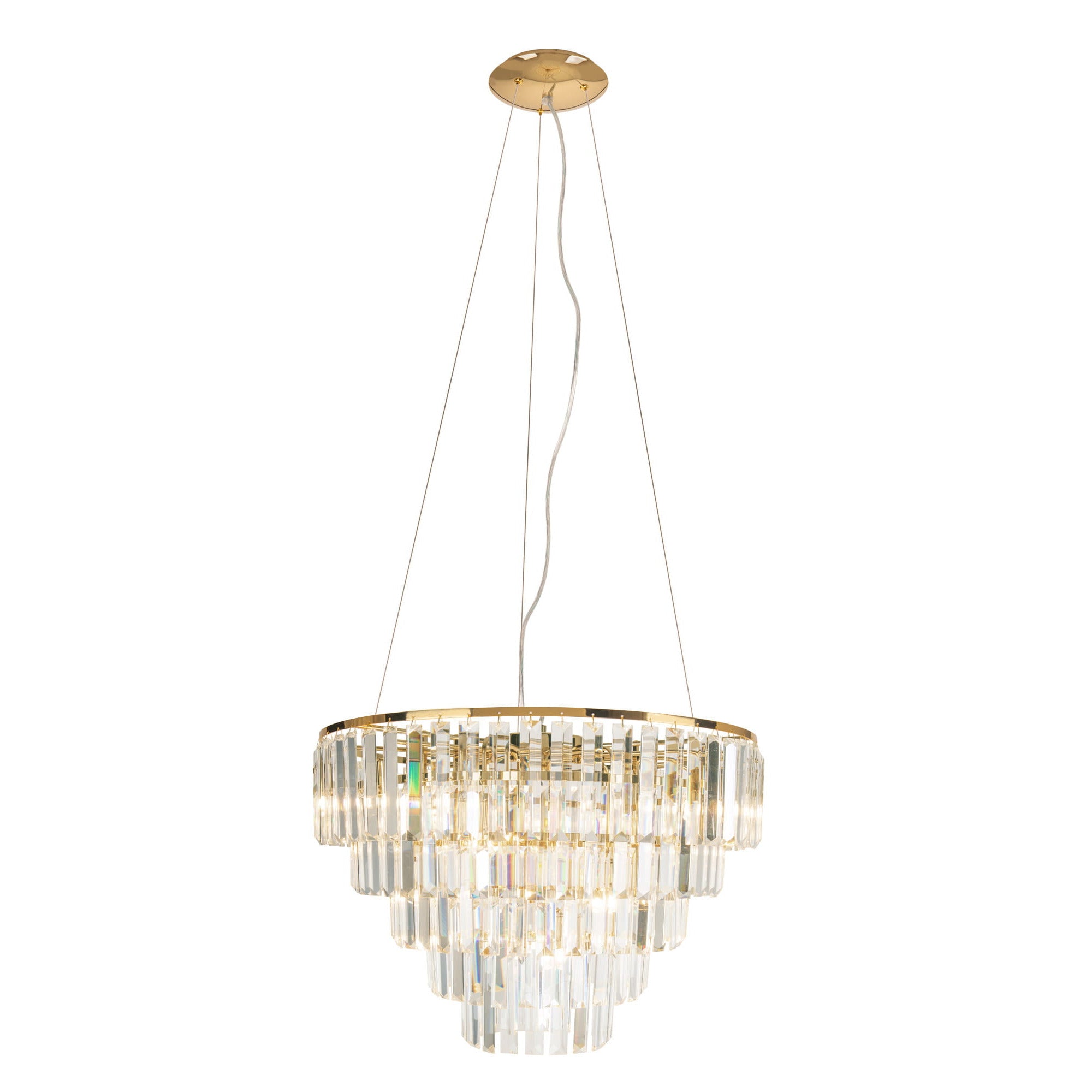 Suspension Monaco 60 cm dorée G9
