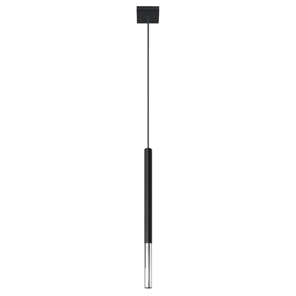 Suspension Mozaica 1 acier noir et chrome G9
