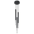 Suspension Mozaica 3 en grappe acier noir et chrome G9
