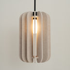 Suspension Mula 27 feutre beige E27, autre vue
