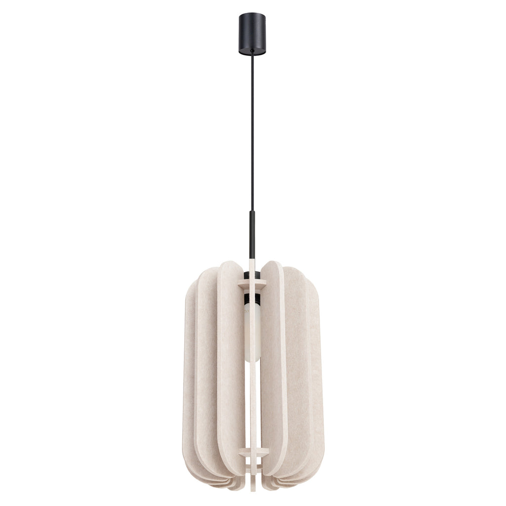 Suspension Mula 27 feutre beige E27