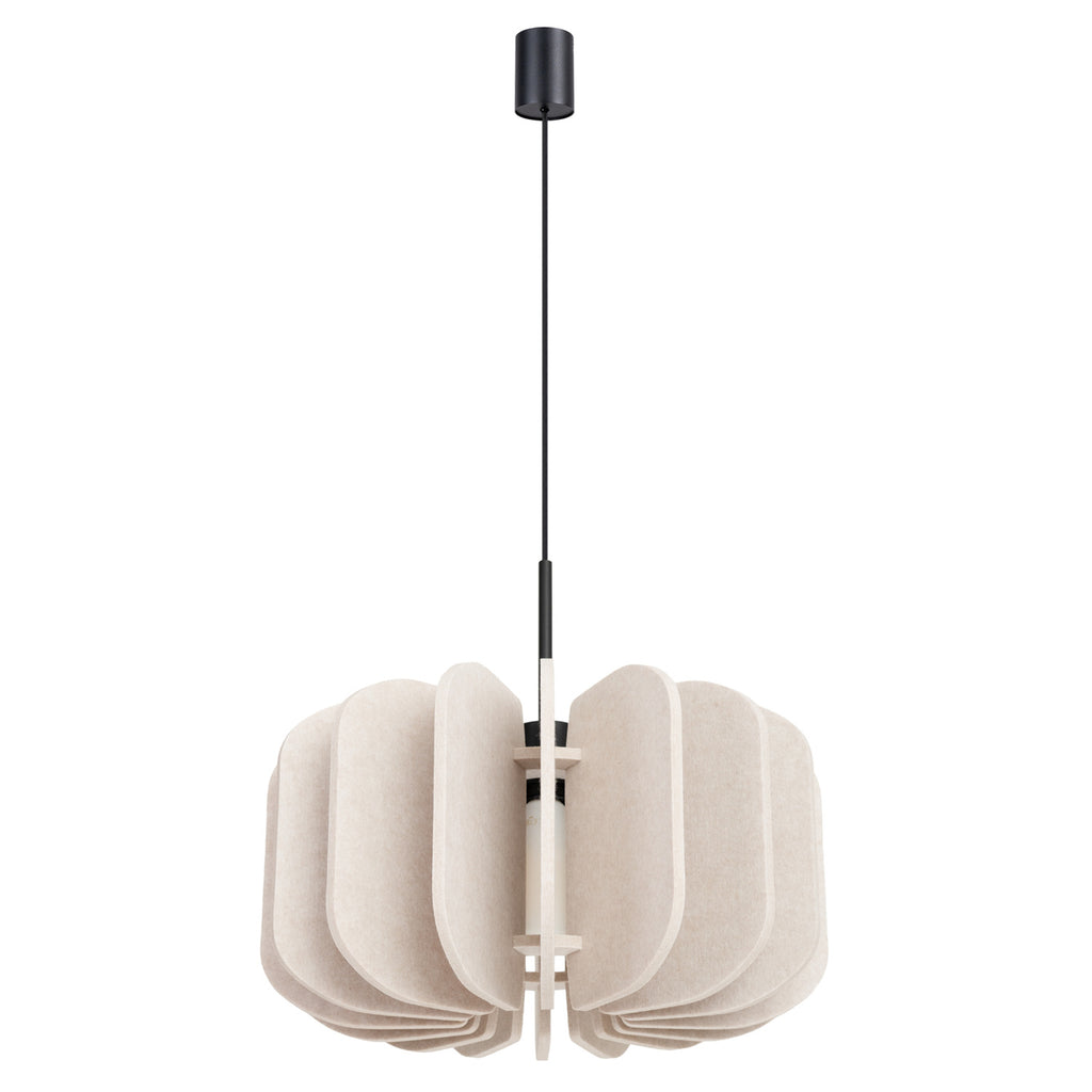 Suspension Mula 45 feutre beige E27