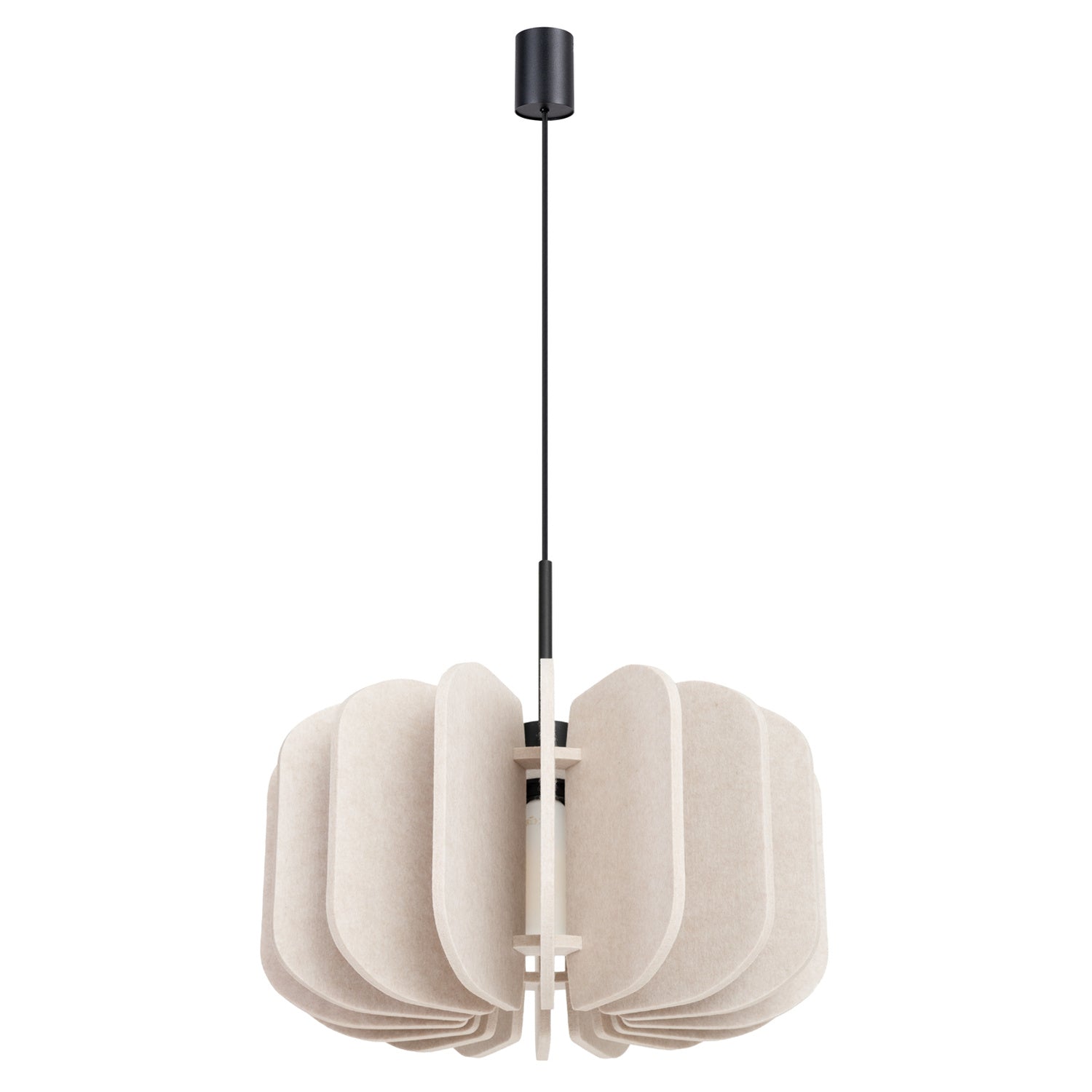 Suspension Mula 45 feutre beige E27