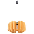 Suspension Mula 45 feutre jaune moutarde E27