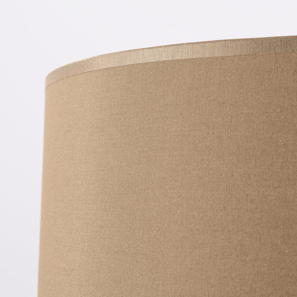 Suspension Nevia tambour beige E27 en ambiance