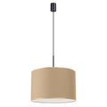 Suspension Nevia tambour beige E27