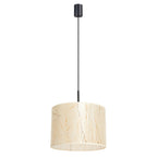 Suspension Nevia tambour effet marbre E27
