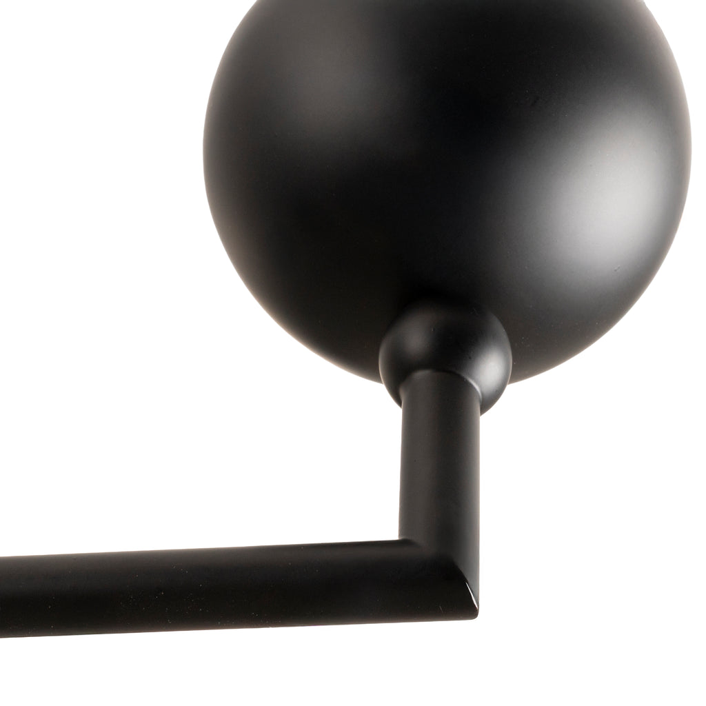 Suspension Nova 7 lumières noire G9, vue 3