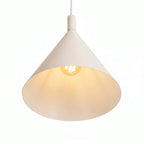 Suspension Nox cône 25 acier beige E27, vue 4