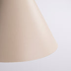 Suspension Nox cône 25 acier beige E27, vue 5