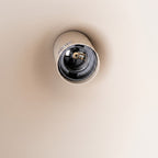 Suspension Nox cône 25 acier beige E27, vue 7