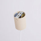 Suspension Nox cône 25 acier beige E27, vue 8
