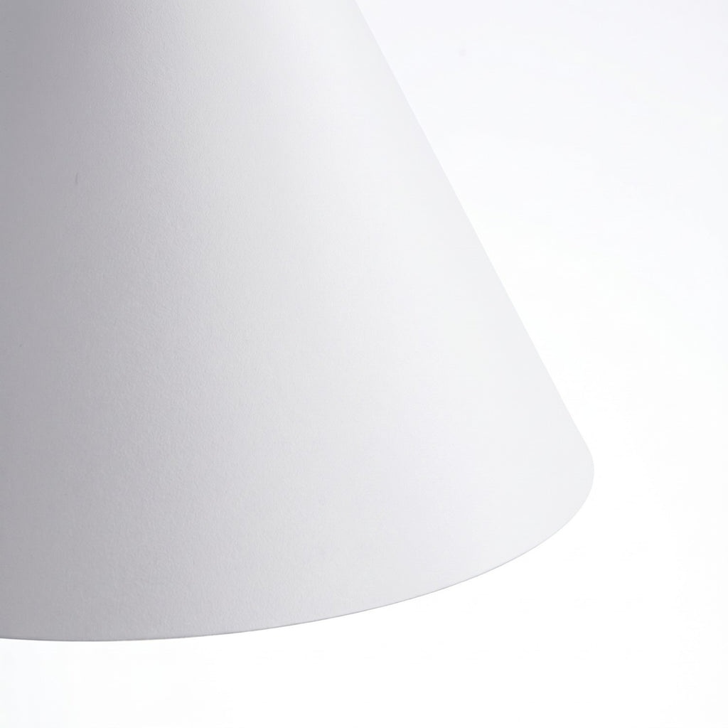 Suspension Nox cône 25 acier blanc E27, vue 5
