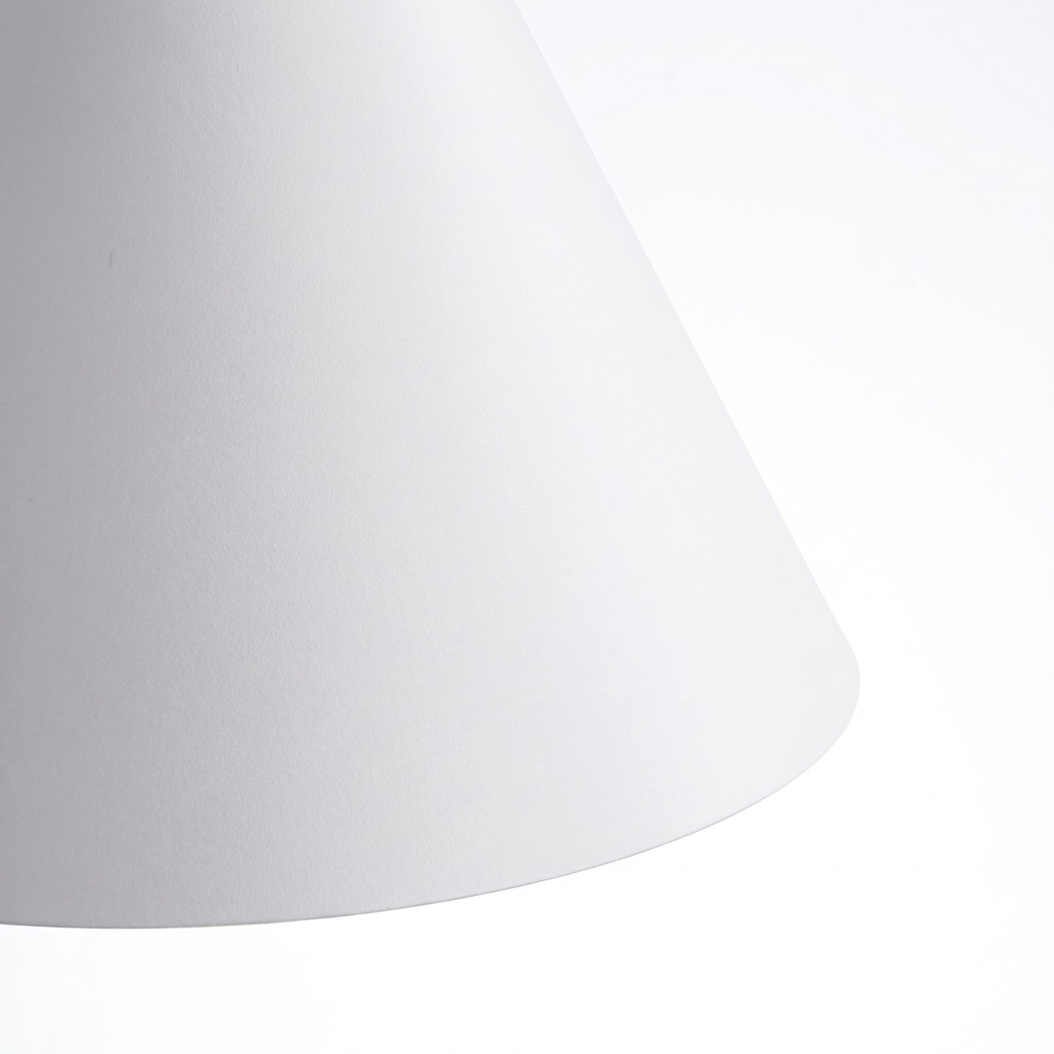 Suspension Nox cône 25 acier blanc E27, vue 5